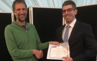 Christopher Cox Receives The Best Msc Toxicology Project Prize At The University Of Birminghamfrom Dr Nik Hodges