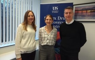 From left to right: Dr Ruth Murrell-Lagnado, Dr Michael Morton, Dr Victoria Miller