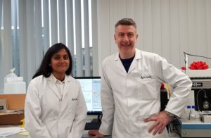 Photo of Sushma Pabbineedii and Dr Michael Morton