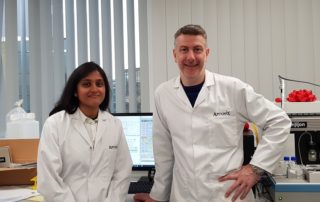 Photo of Sushma Pabbineedii and Dr Michael Morton