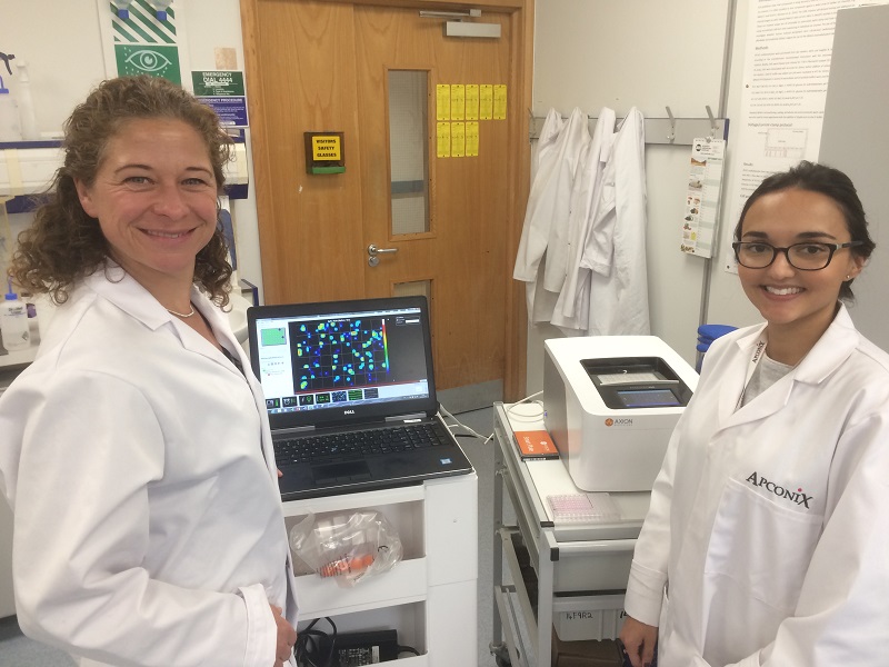Jayne Ingram and Kim Rockley using Axion MEA system IMG 0627 2 | ApconiX