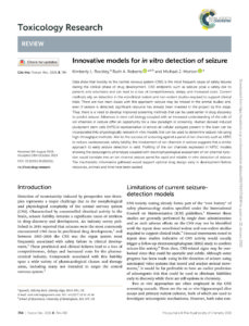 Innovative Models for in vitro detection of seizure pdf | ApconiX