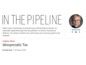 In the Pipeline | Derek Lowe