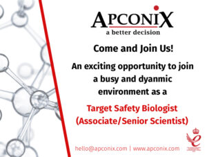 Apconix Is Recruiting Target Safety Biologists
