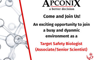 ApconiX Is Recruiting Target Safety Biologists