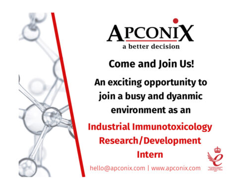 ApconiX Is Offering an Industrial Immunotoxicology Research/Development Internship