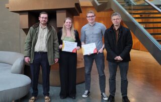 Dr Sean Hammond with Professor Dean Naisbitt at Seminar Award Winners