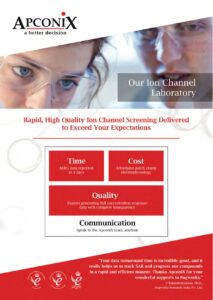 Ion Channel Brochure Cover | ApconiX