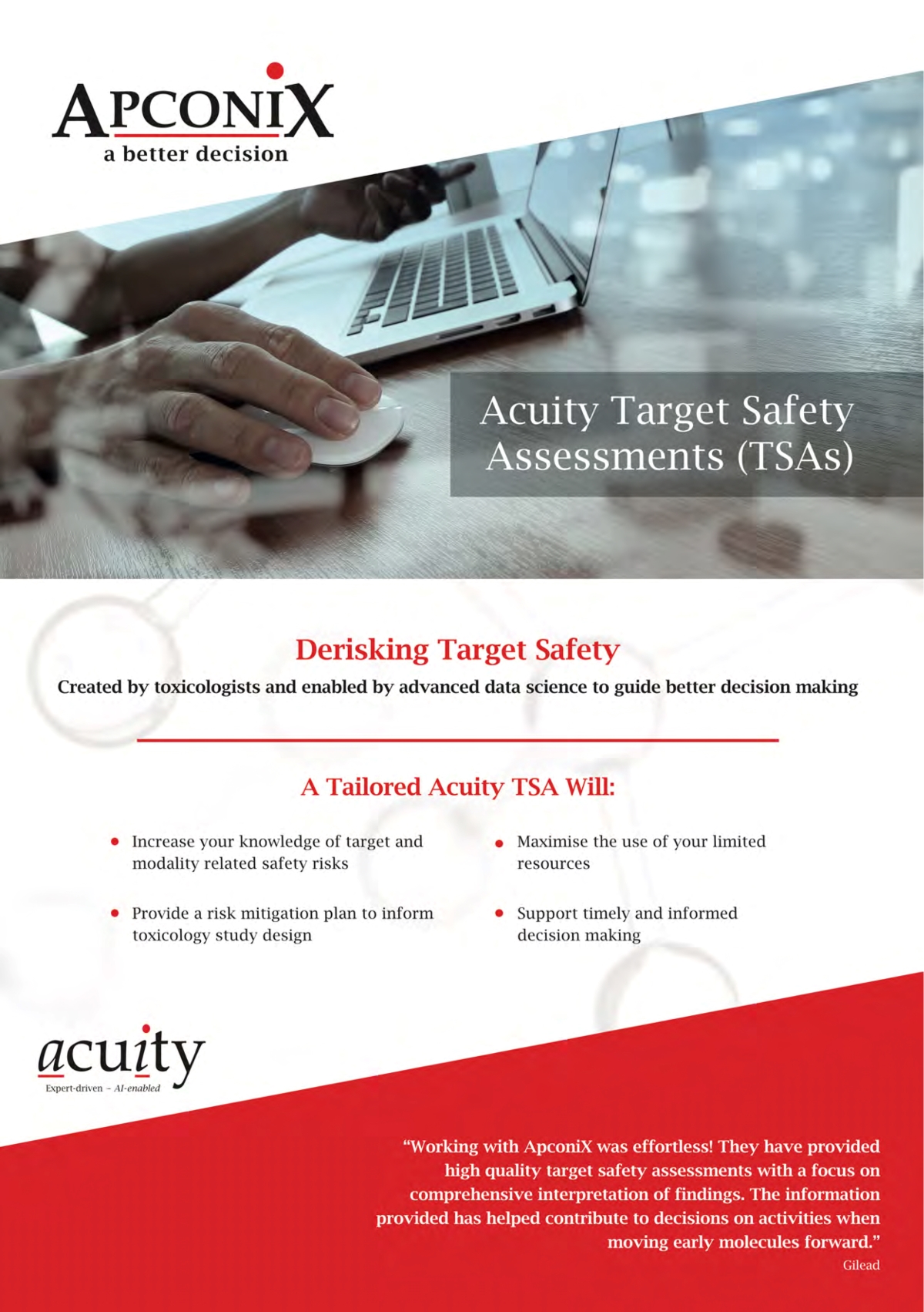 TSA brochure cover | ApconiX