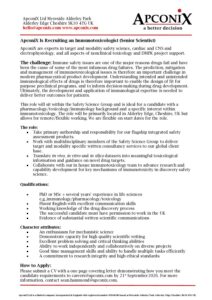 Immunotoxicologist 2026 Final Pdf | Apconix